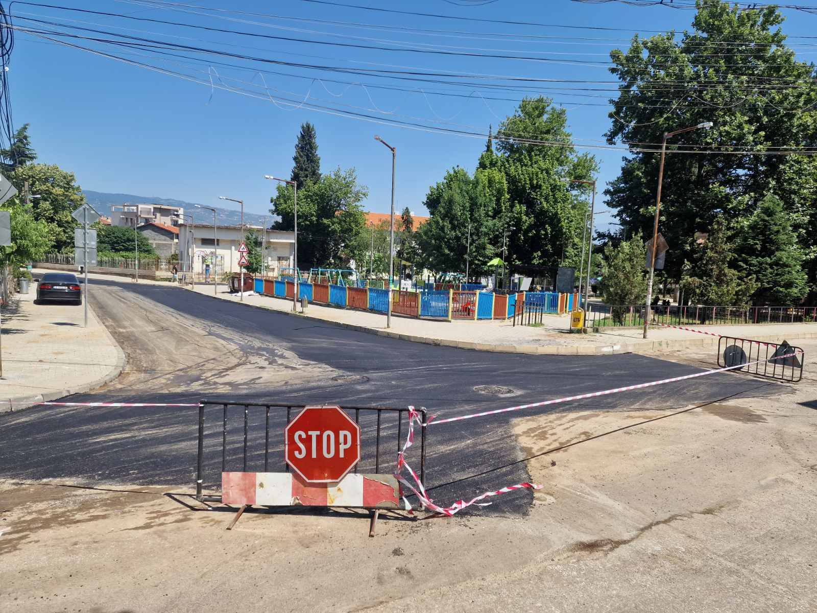 Решение на проблем! Нова настилка и отводняване, нови тротоари и маркировка на ул.  Св. св. Кирил и Методий  в гр. Петрич