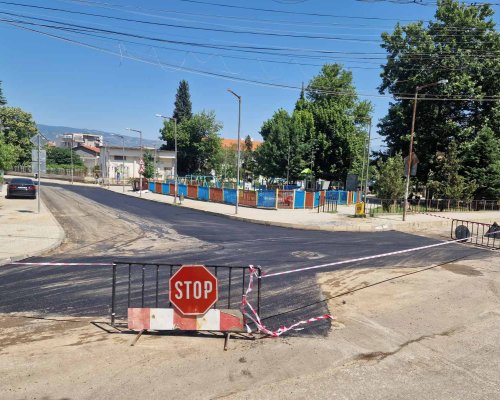 Решение на проблем! Нова настилка и отводняване, нови тротоари и маркировка на ул.  Св. св. Кирил и Методий  в гр. Петрич