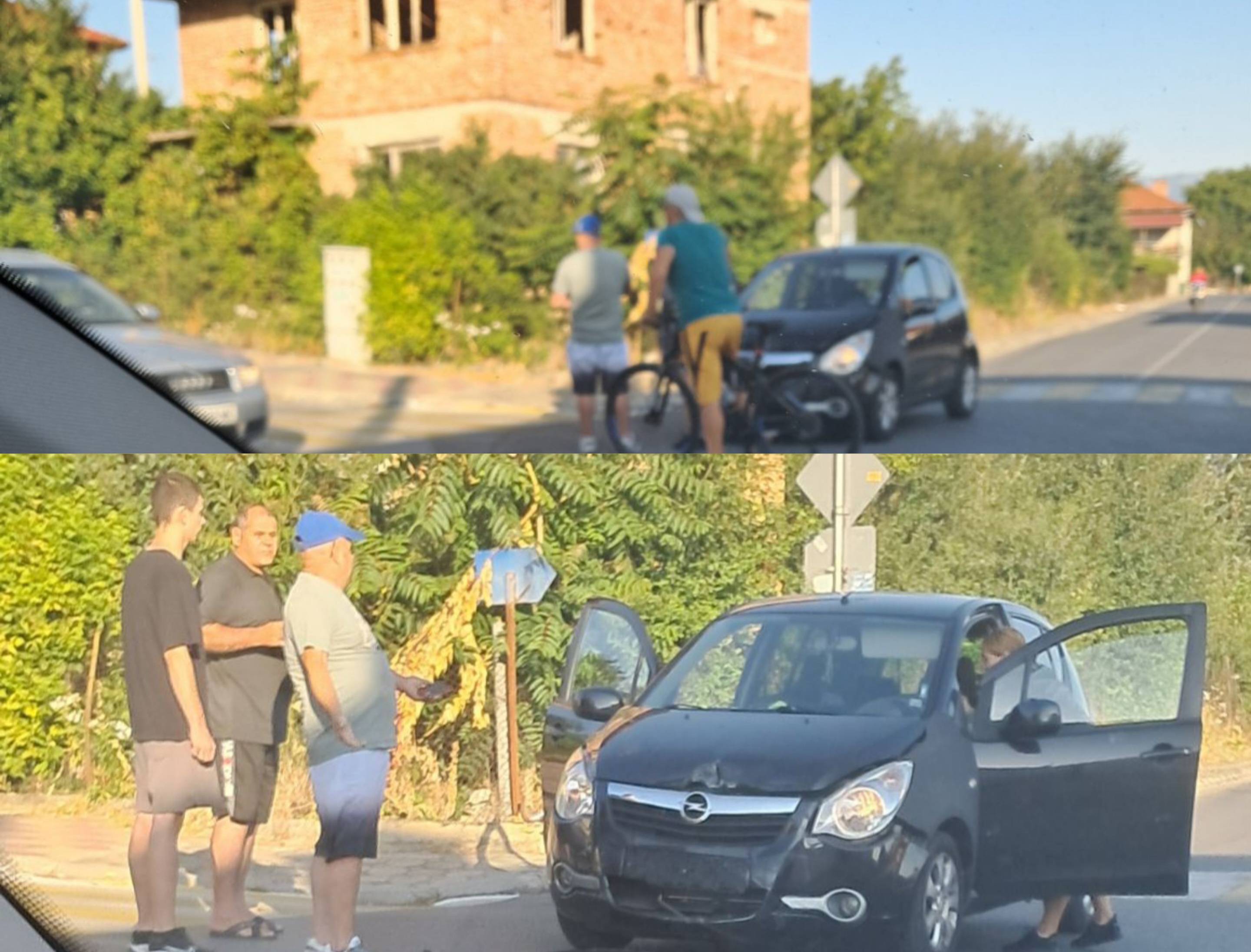 Катастрофа на възлово кръстовище в Хаджидимово тази сутрин