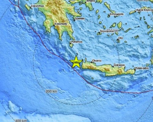 Земетресение от 5.3 по Рихтер разтърси Гърция