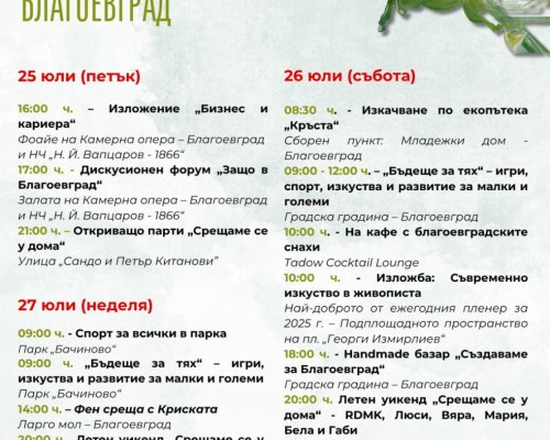 Бизнес изложение и дискусионен форум дадоха начало на форума  Ела (си) в Благоевград