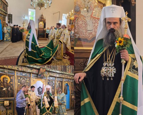 Патриарх Даниил оглави патриаршеска света литургия в напълно обновения храм Св. Петка в Яхиново