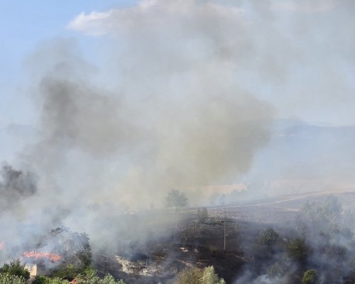 И днес продължава гасенето на пожара край ТЕЦ Бобов дол