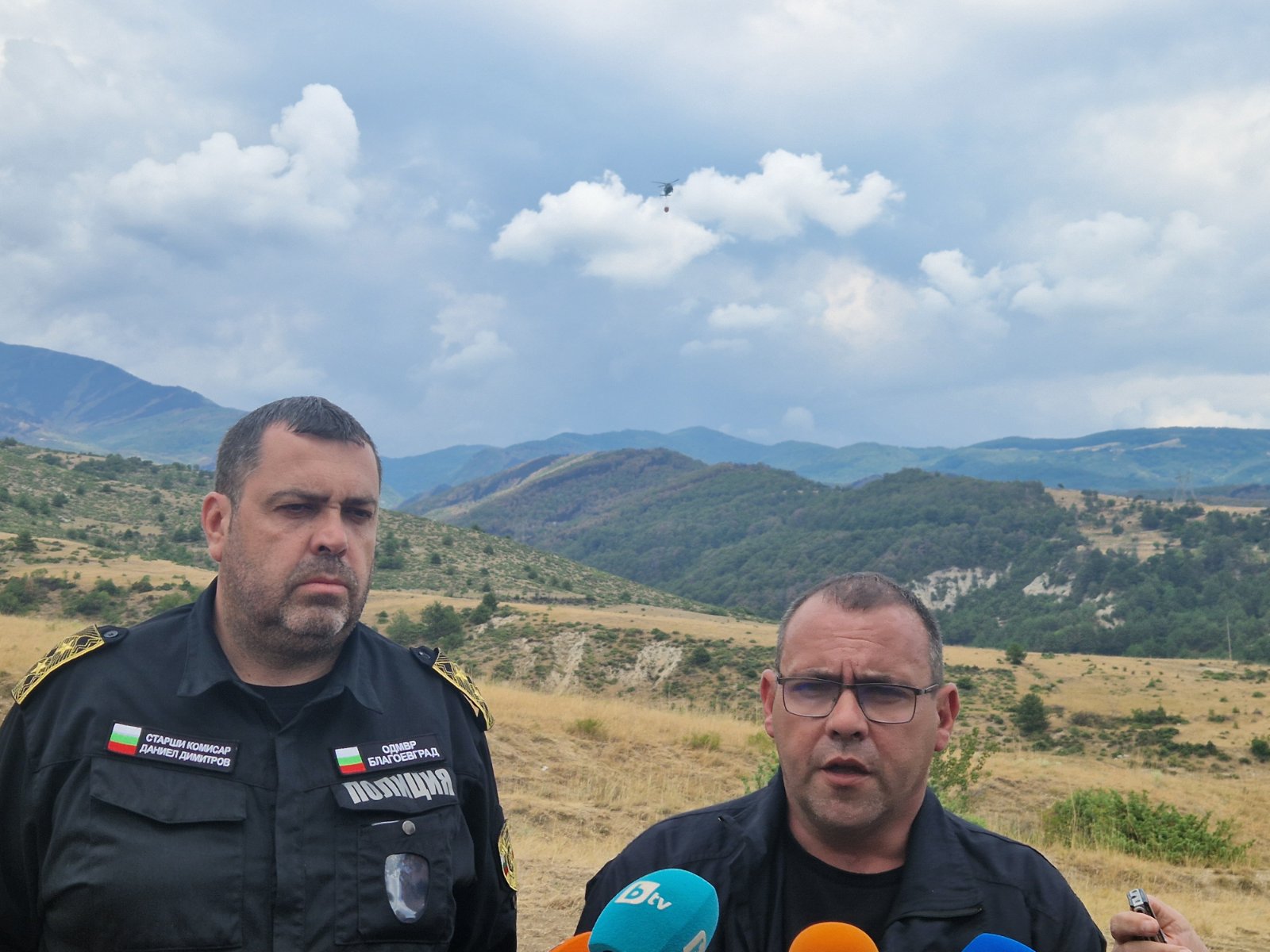 Щабът в Илинденци с последна информация: Пожарът в Пирин овладян, но остава рисков фронт в гората