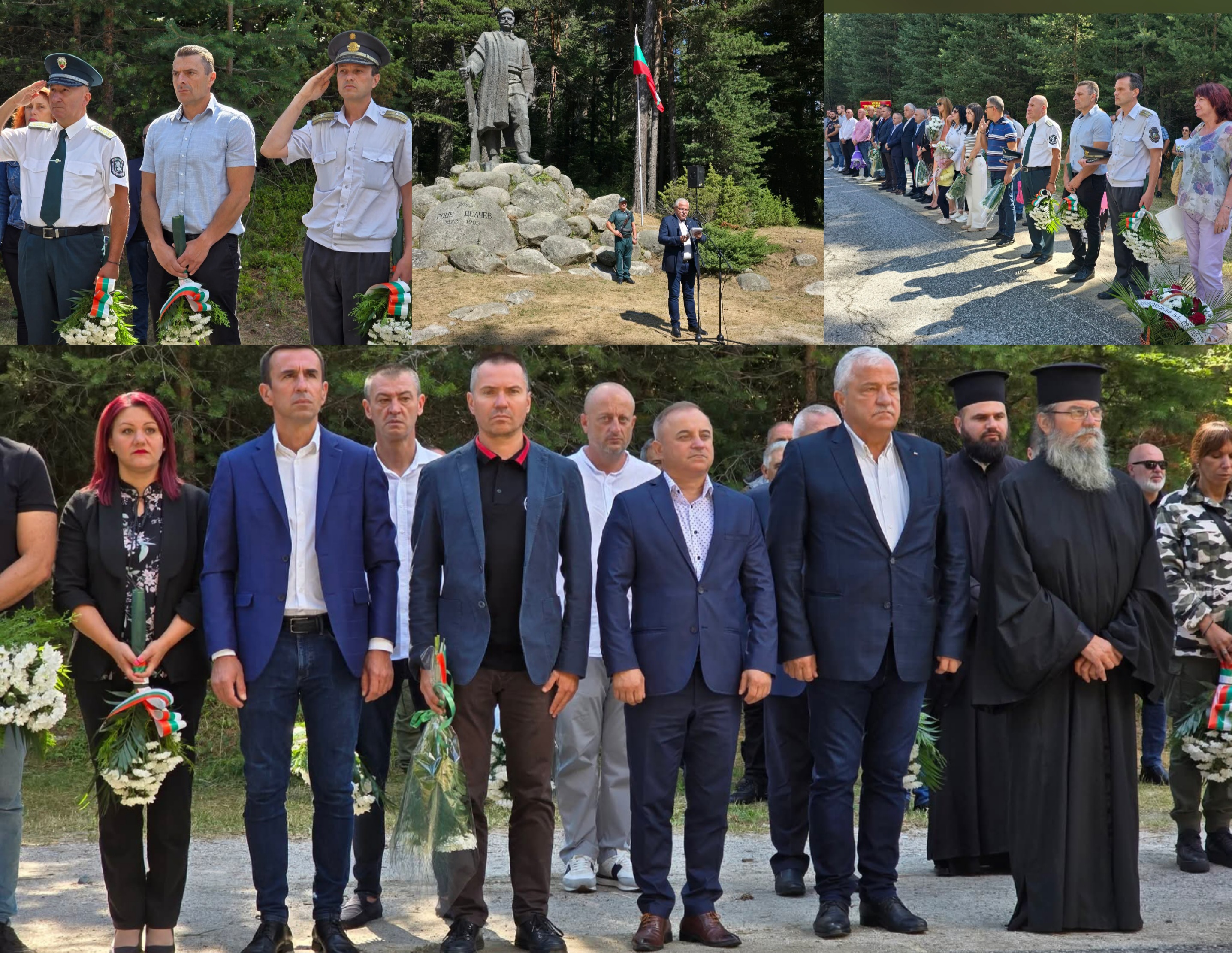 Кметовете на Гоце Делчев и Сандански почетоха героите на Илинденско-Преображенското-Кръстовденското въстание