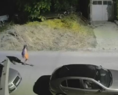 Камери разобличиха Живко Атанасов Джиката, нарисувал с шпрей кола в Сандански