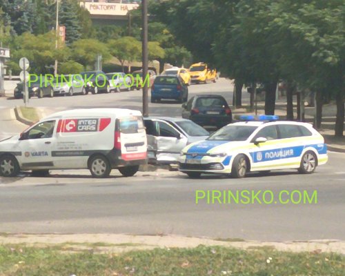 Катастрофа на кръстовището при ЮЗУ в Благоевград