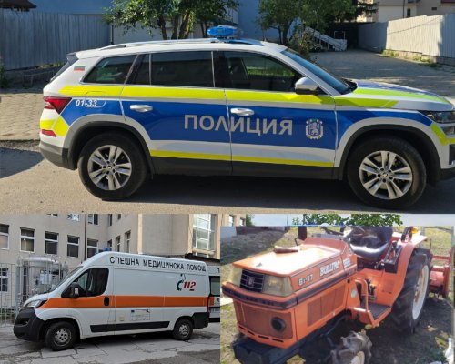 Извънредно! Мъж загина затиснат от трактор край Бачево