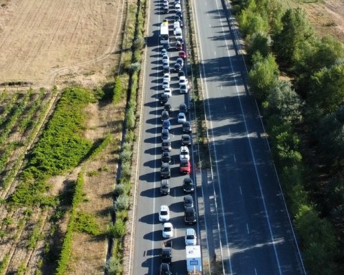Задръствания край Кресна: Опашката за Гърция започва от Благоевград /Обновена/