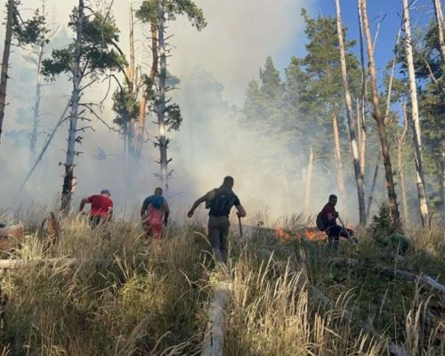 Все още има активни огнища на пожара в Националния парк Рила