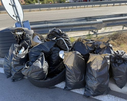 Близо два тона отпадъци са събрани в Петрич в рамките на националната инициатива Да изчистим България заедно