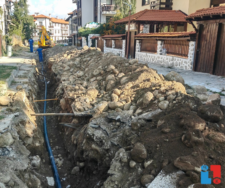 Успешно завърши проектът по реконструкция на водопровод на ул. Гуровица в Банско Успешно завърши проектът по реконструкция на водопровод на ул. Гуровица в Банско