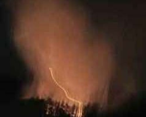 Голям пожар край Симитли, в района срещу Орловец
