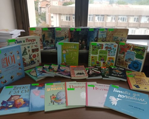 Нови книги в детския отдел на библиотека  Димитър Талев   Благоевград