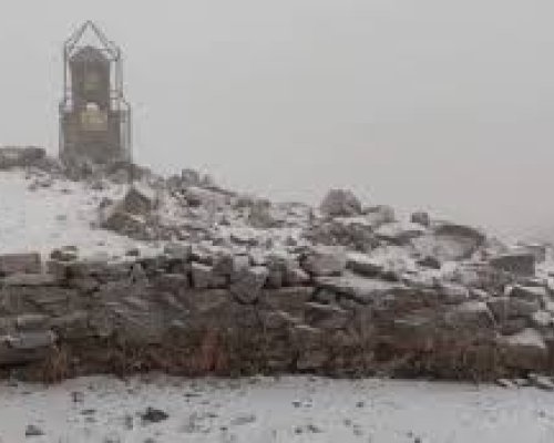 Честито! Падна първият сняг у нас