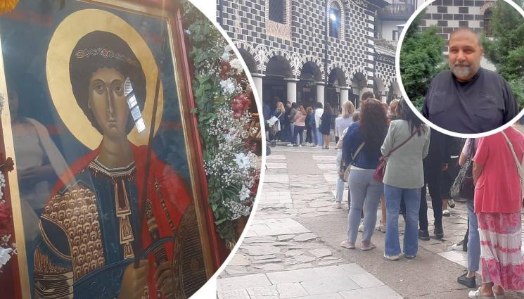 Отец Антон за пътя от Атон до Костенец: Неслучайно Георгиевци донесоха Аравийската икона