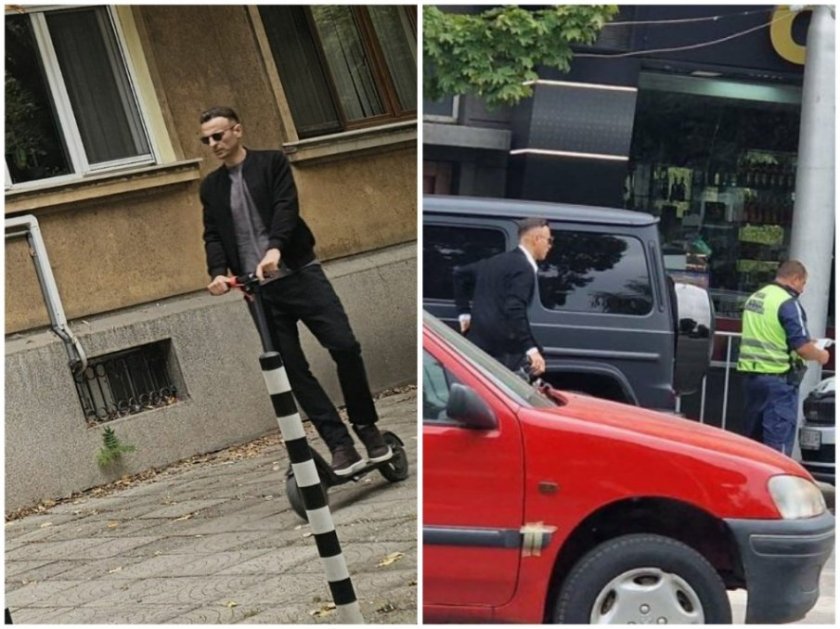 СЛЕД ГЛОБАТА: Бербатов смени G-класата с тротинетка