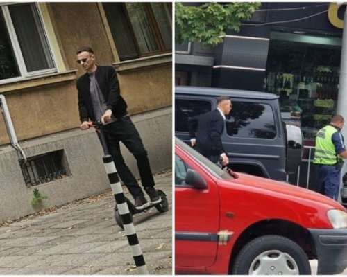 СЛЕД ГЛОБАТА: Бербатов смени G-класата с тротинетка
