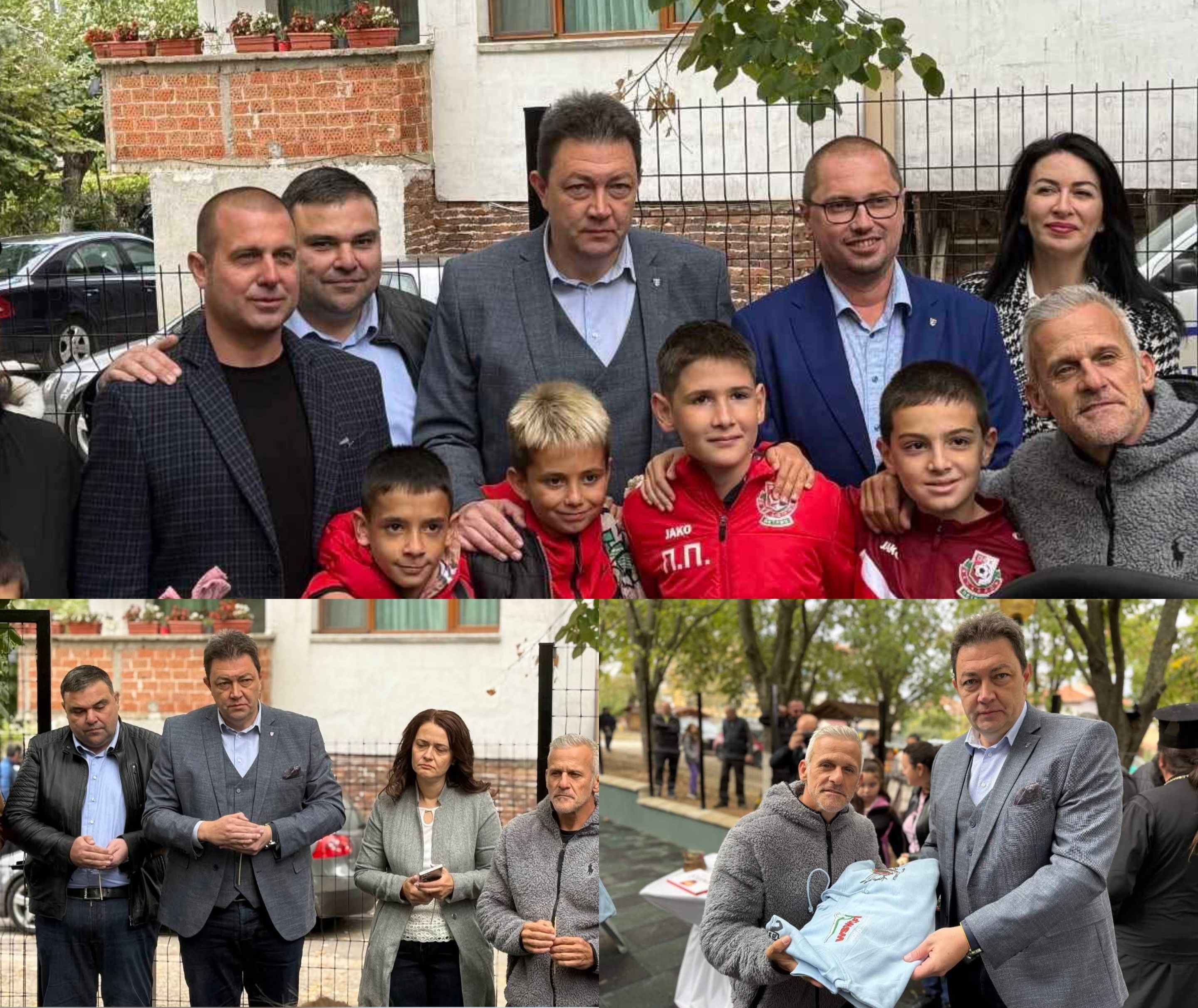 Легендарният Йордан Йовчев откри нова спортна площадка в Петрич