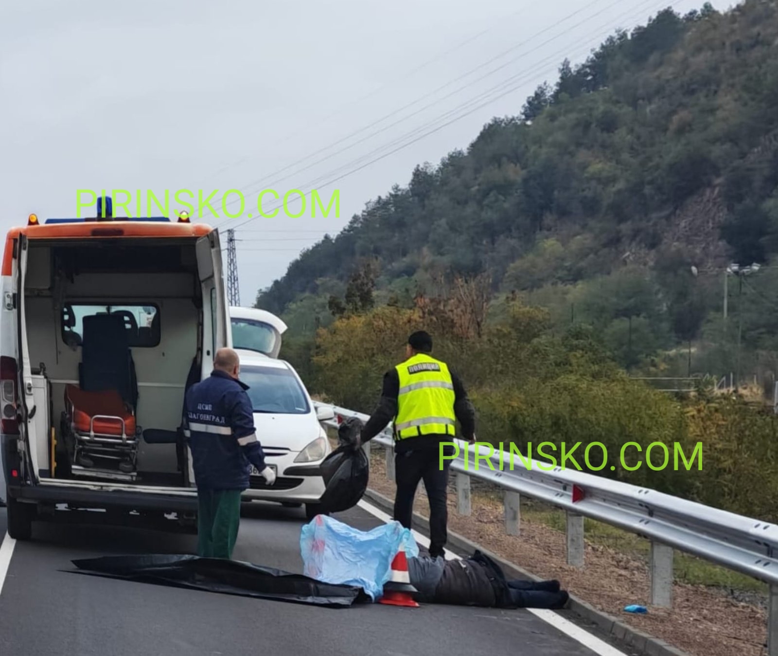 Установена е водачката прегазила и убила мъжа край Благоевград Установена е водачката прегазила и убила мъжа край Благоевград
