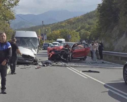 Тежка катастрофа на изхода на Симитли, движението е спряно