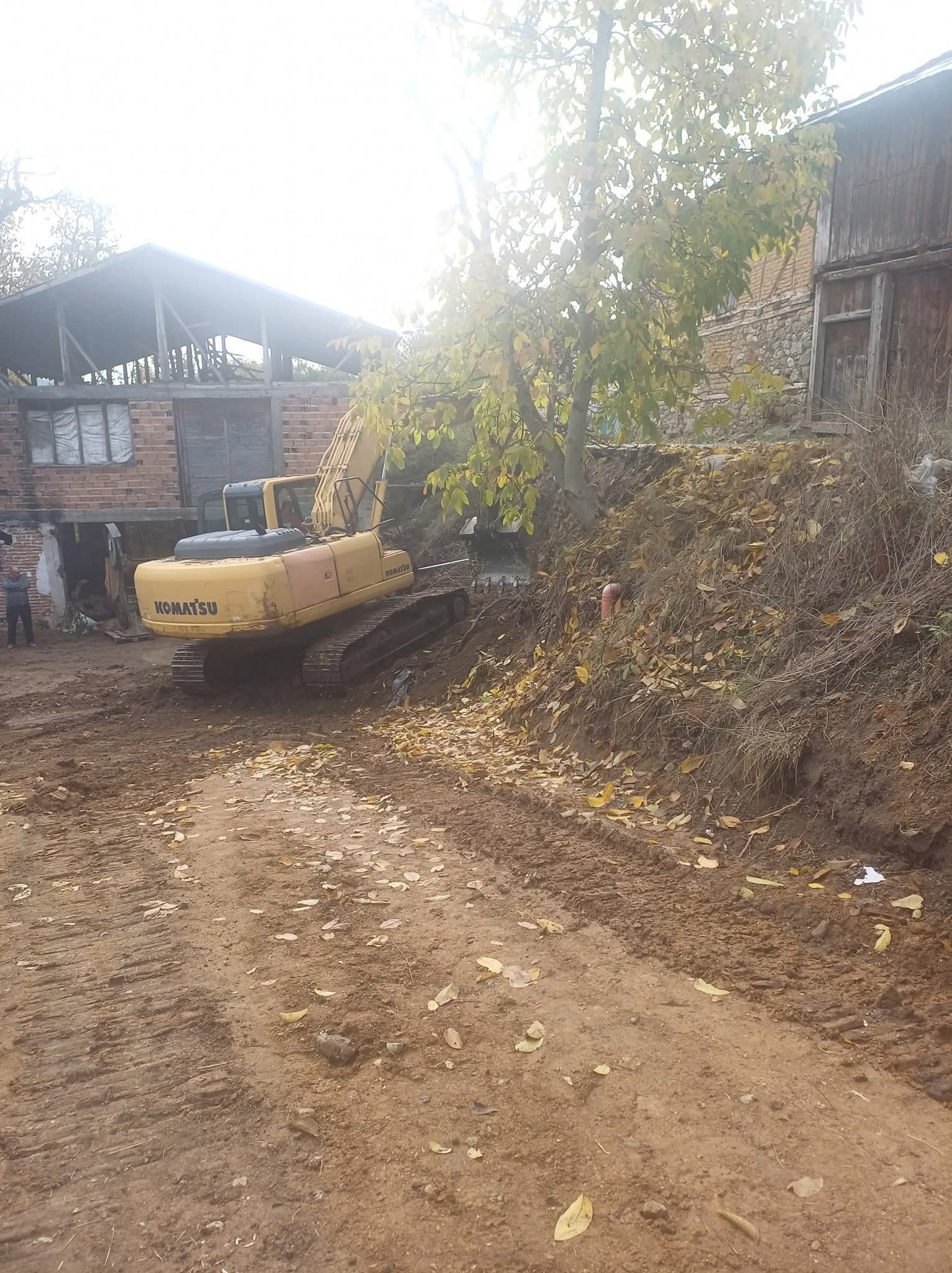 Започна изграждането на подпорна стена в село Годлево ,ключов проект за безопасността и инфраструктурата Започна изграждането на подпорна стена в село Годлево ,ключов проект за безопасността и инфраструктурата