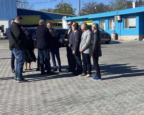 Кметът на Белица Радослав Ревански и Бойко Борисов дадоха старт на строителството на нов ферибот в Белослав