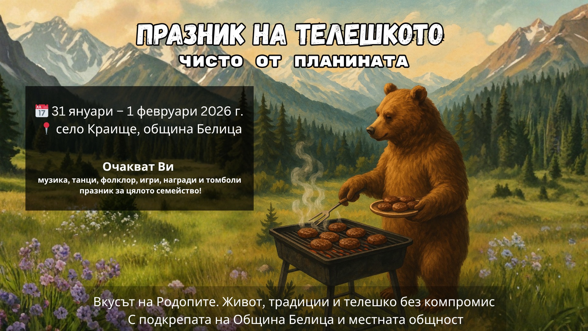 В Краище за пръв път ще се проведе Празник на телешкото! В Краище за пръв път ще се проведе Празник на телешкото!