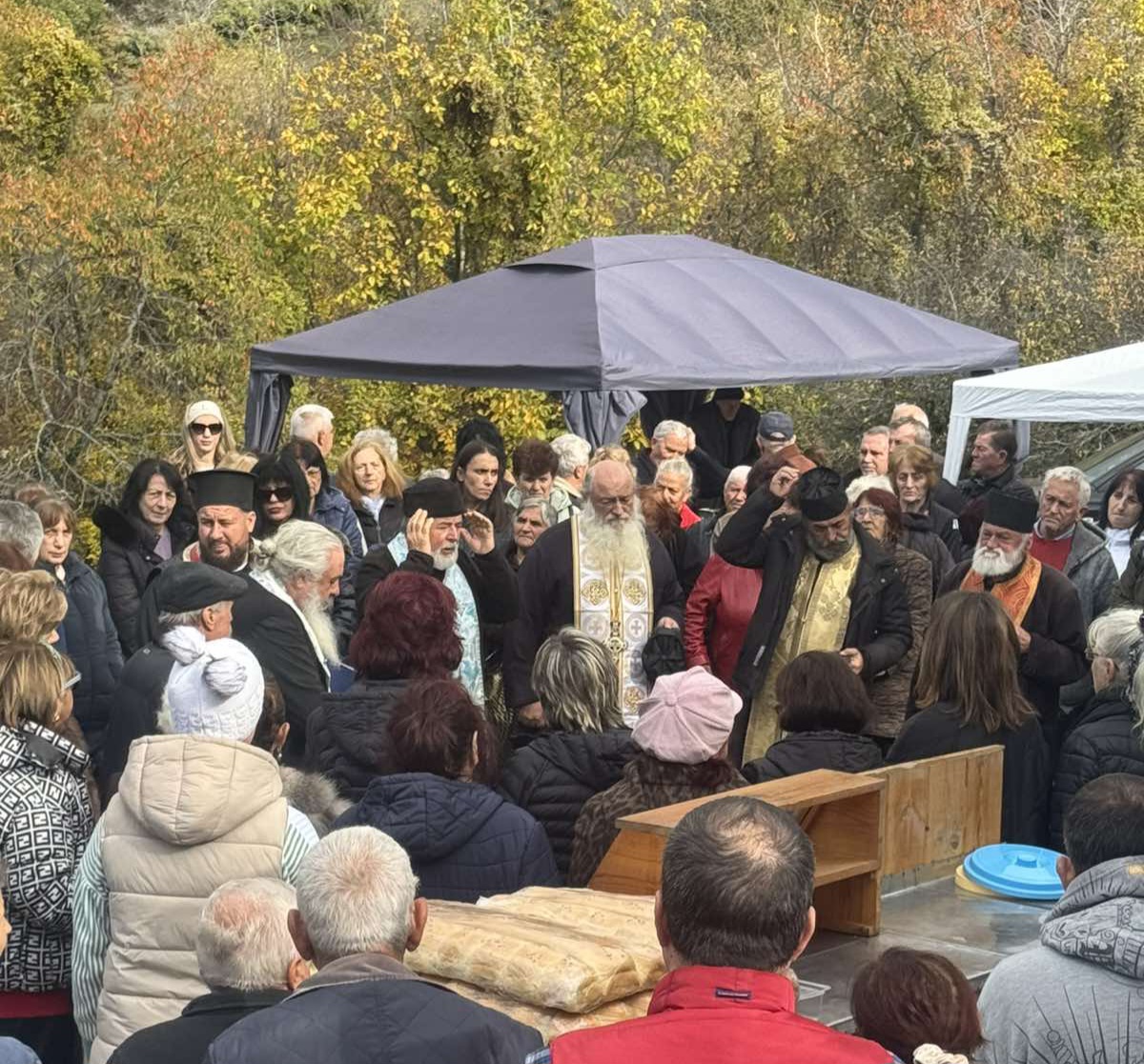 Стотици миряни отбелязаха Св. Мина в санданското село Малък Цалим