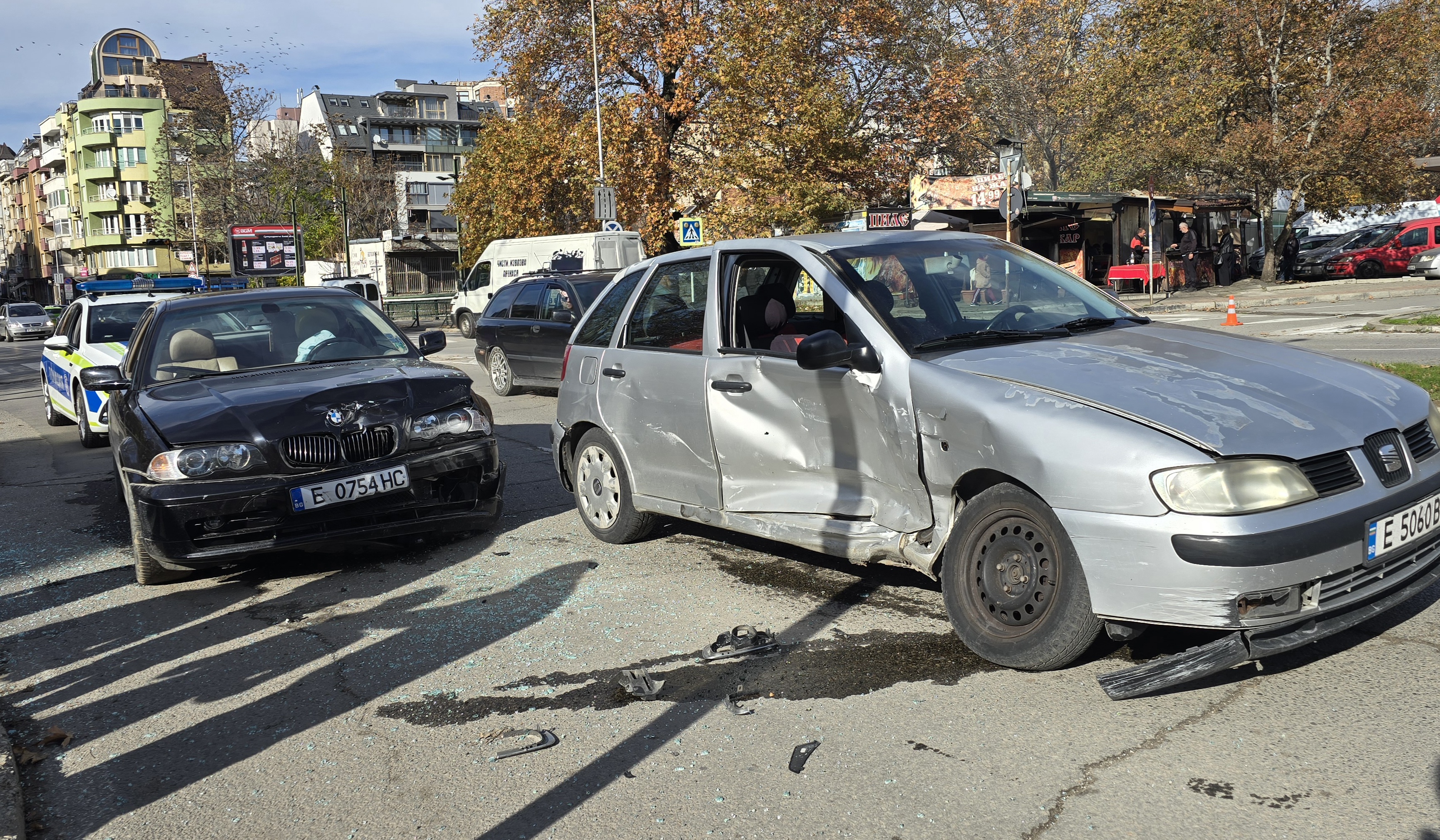 21-год. младеж пострада при ПТП в Благоевград 21-год. младеж пострада при ПТП в Благоевград