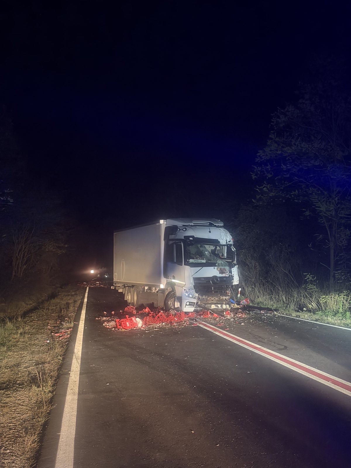 Тежка катастрофа между два камиона затвори път I-4 при Малиново, област Ловеч