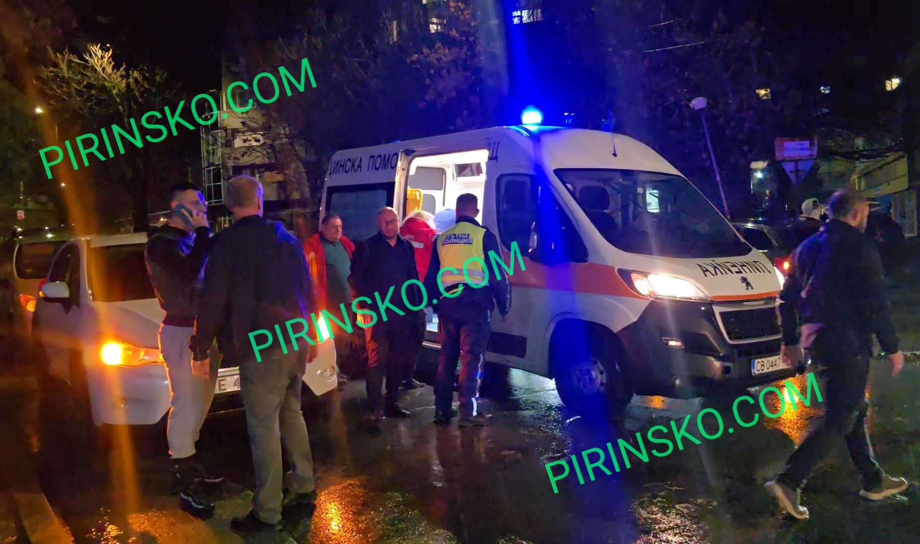Хонда блъсна пешеходец в кв. Струмско в Благоевград