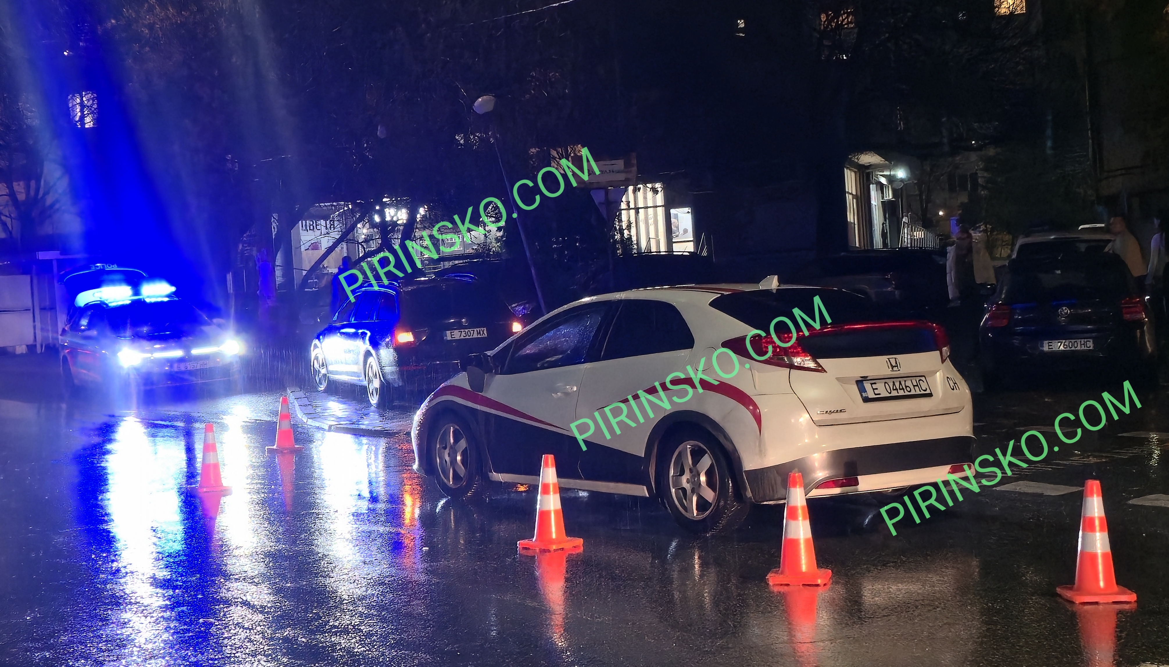 Хонда блъсна пешеходец в кв. Струмско в Благоевград