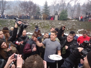 Студентът Йордан Богоев от кв.  Струмско” хвана кръста в Благоевград