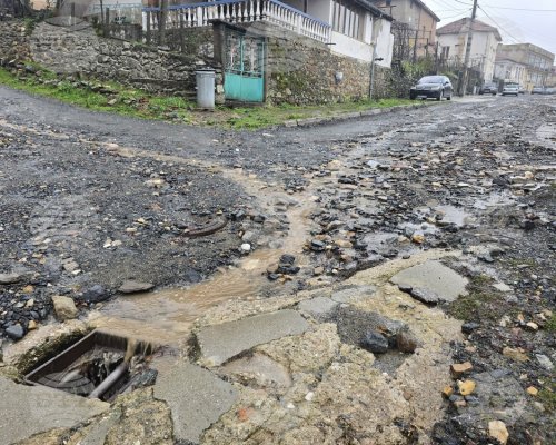 Труднопроходими са част от улиците в петричкото село Ключ