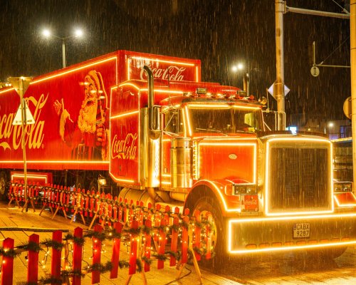 Lidl посреща Коледния камион на Кока-Кола в Благоевград