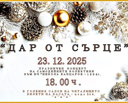 Коледен концерт с дар за хората на Банско
