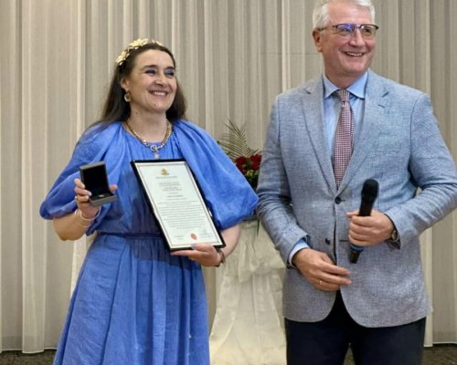 Кюстендилка получи отличие за съхранение на българския дух в Австралия и Нова Зеландия