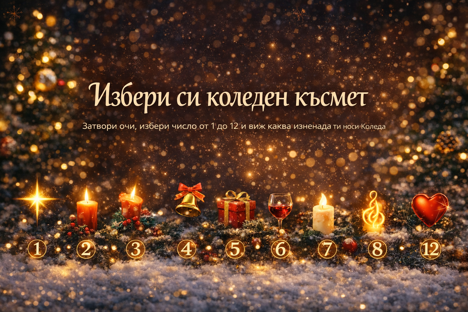 Избери си коледен късмет !!!!! Избери си коледен късмет !!!!!