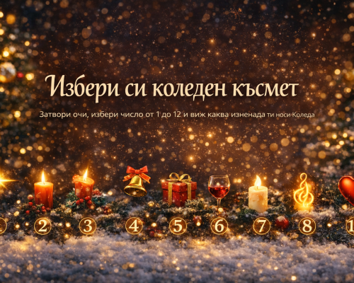 Избери си коледен късмет !!!!!