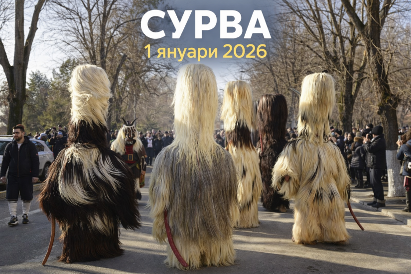Кукерите завладяват Симитли на 1 януари-Сурва 2026 Кукерите завладяват Симитли на 1 януари-Сурва 2026