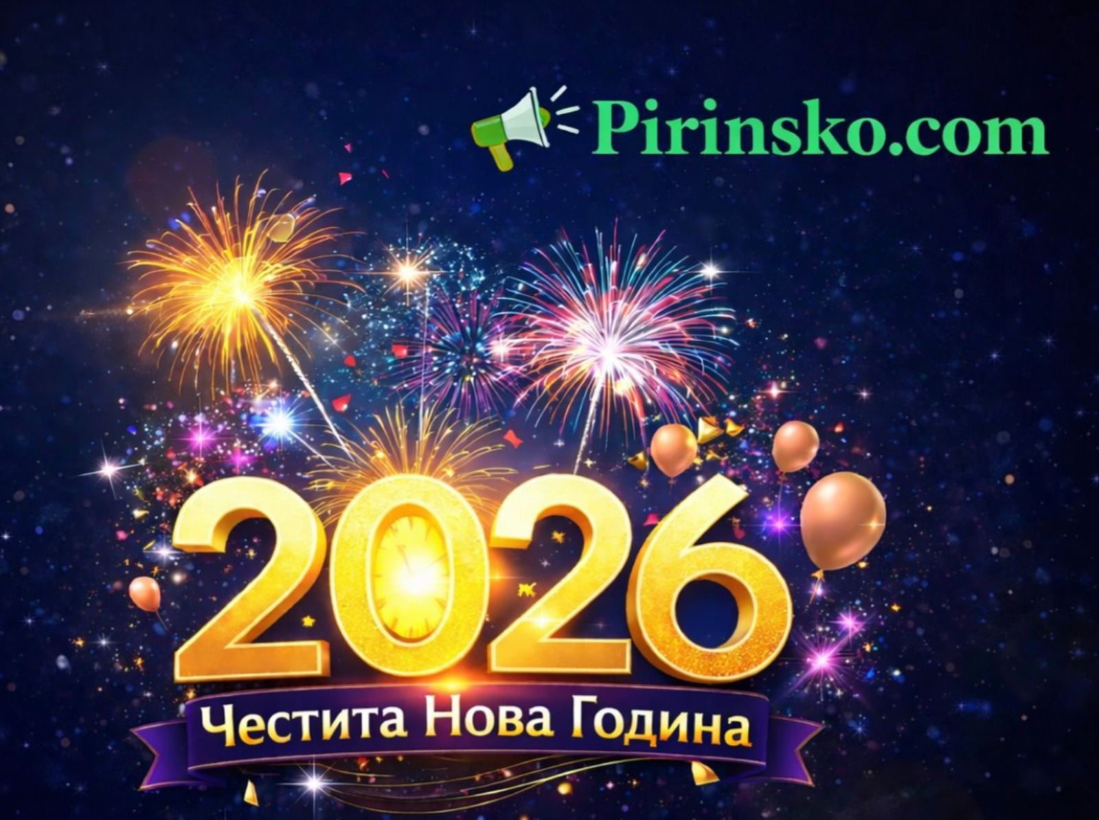 Pirinsko.com: Честита Нова 2026 година, скъпи читатели! Pirinsko.com: Честита Нова 2026 година, скъпи читатели!