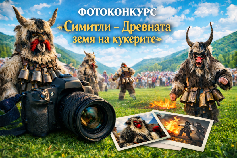 Фотоконкурс Симитли-Древната земя на кукерите търси най-добрия кадър от магията на фестивала Фотоконкурс Симитли-Древната земя на кукерите търси най-добрия кадър от магията на фестивала