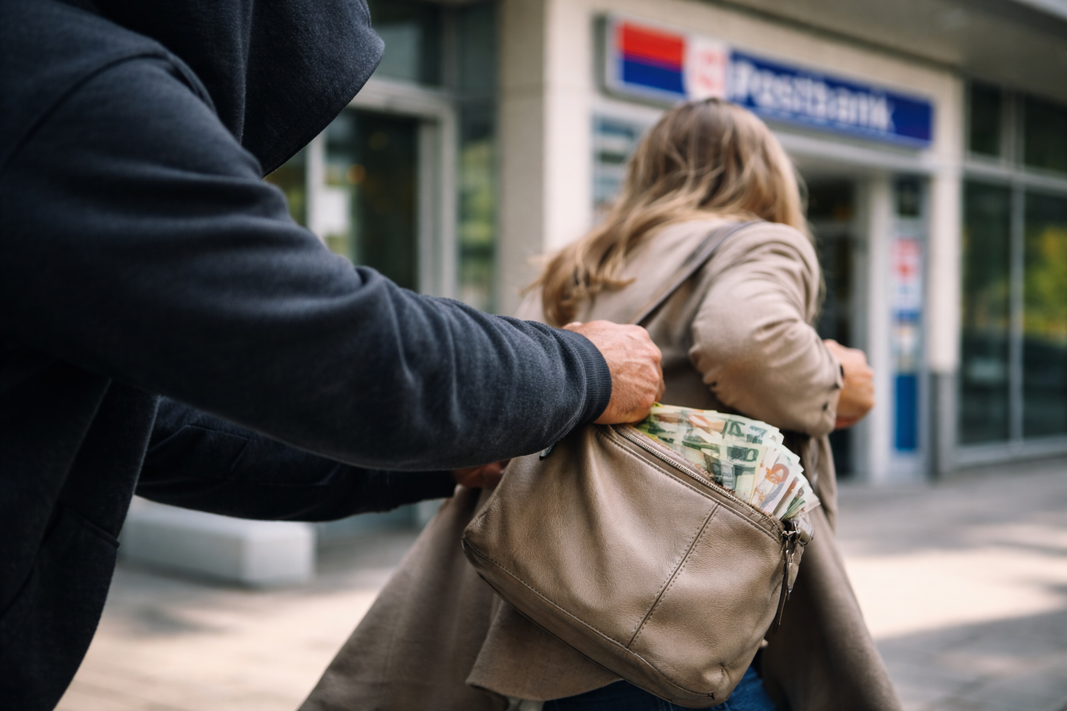 Грабеж след обмяна на 24 000 евро в банка в Кюстендил, извършителят е задържан Грабеж след обмяна на 24 000 евро в банка в Кюстендил, извършителят е задържан
