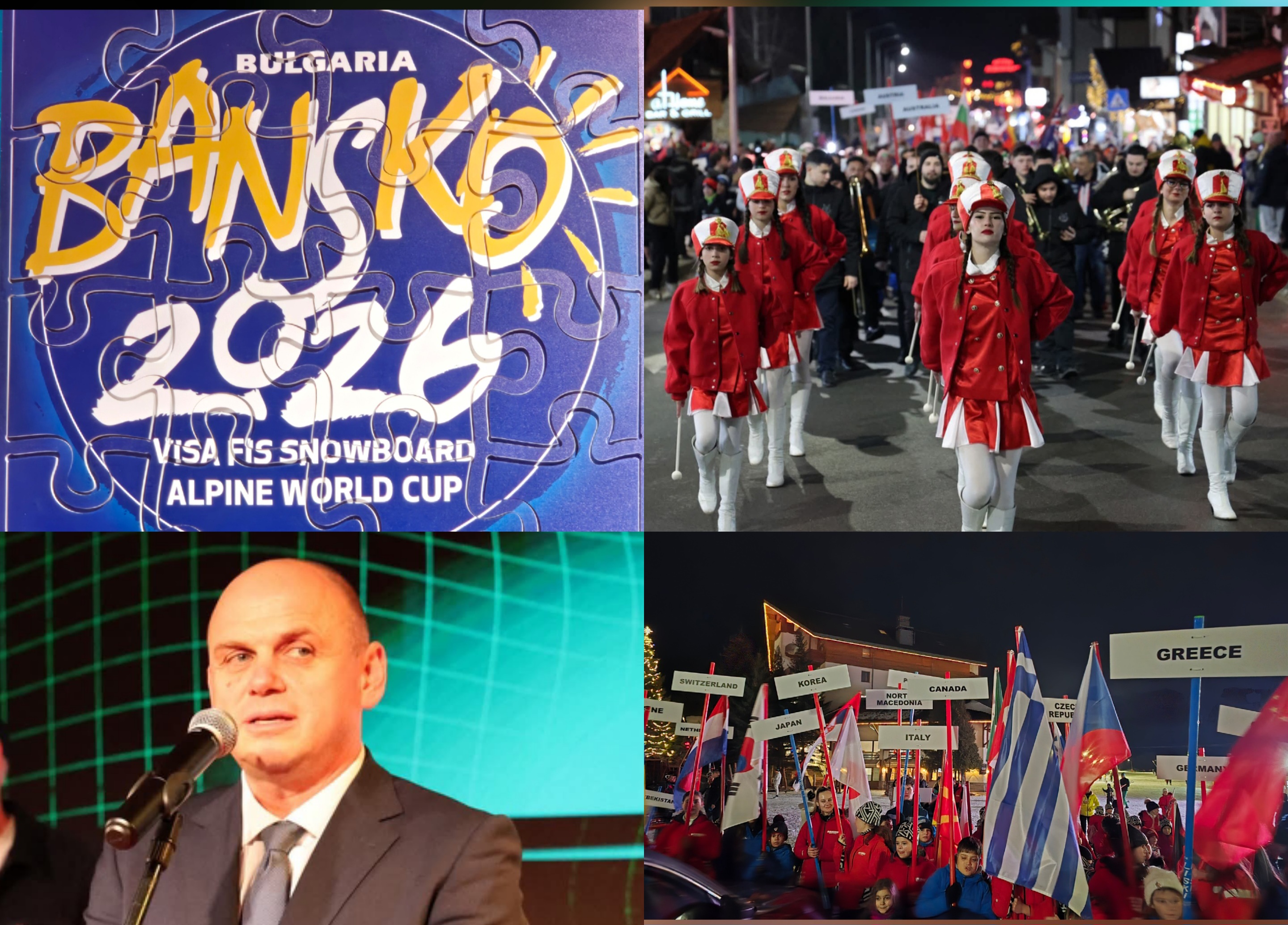 Банско откри Световната купа по сноуборд 2026 с впечатляващо шествие и празнична атмосфера Банско откри Световната купа по сноуборд 2026 с впечатляващо шествие и празнична атмосфера