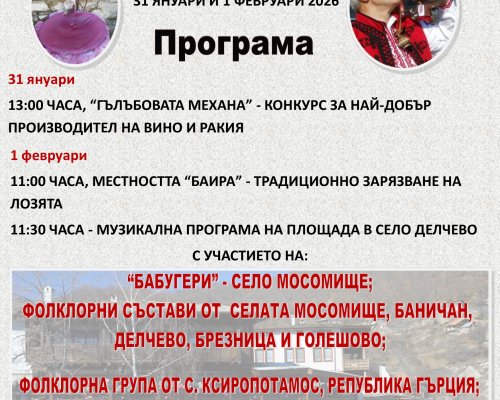 Празник на виното в село Делчево