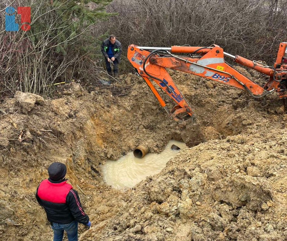 ВиК-Благоевград отстрани авария на водопровод и възстанови водоснабдяването за Мосомище, Борово и Гоце Делчев