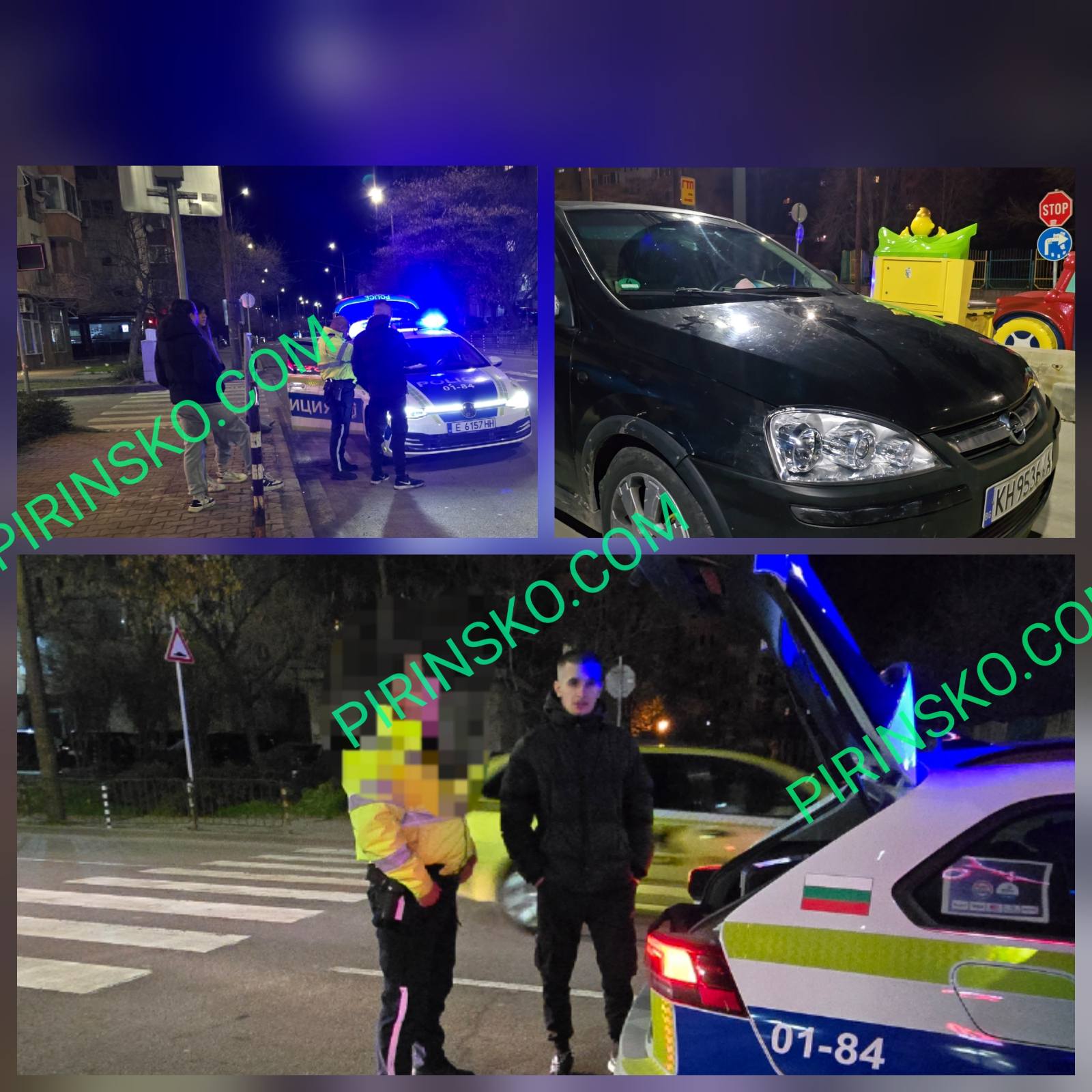 Млад шофьор блъсна жена на пешеходна пътека в кв.  Струмско  в Благоевград
