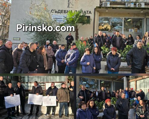 Обществено недоволство и подкрепа в Сандански: Протест в защита на шофьора от катастрофата край Телиш