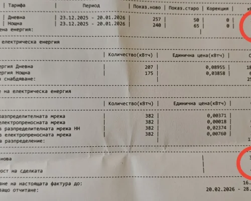 Сметки за ток: преди да подадете сигнал, засечете разходите си спрямо предходното отчитане